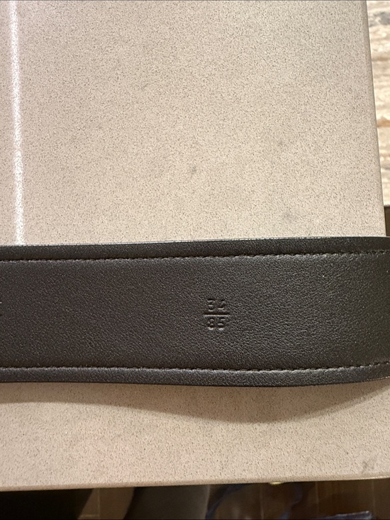 Prada Black Leather Belt with Silver O-Ring Buckle main image 9